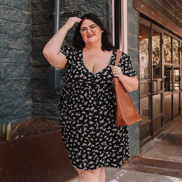 BP Flower Print Babydoll Mini Dress NWOTs - Picture 2 of 11